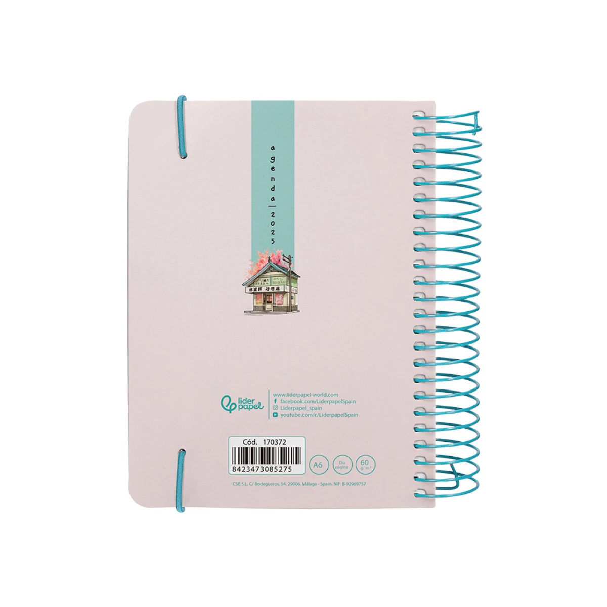 Galery – Agenda espiral liderpapel santorini a6 2025 dia pagina 4 desenhos sortidos papel 60 gr – 8 unidades0