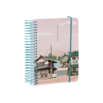 Galery – Agenda espiral liderpapel santorini a6 2025 dia pagina entardecer rosa papel 60 gr0