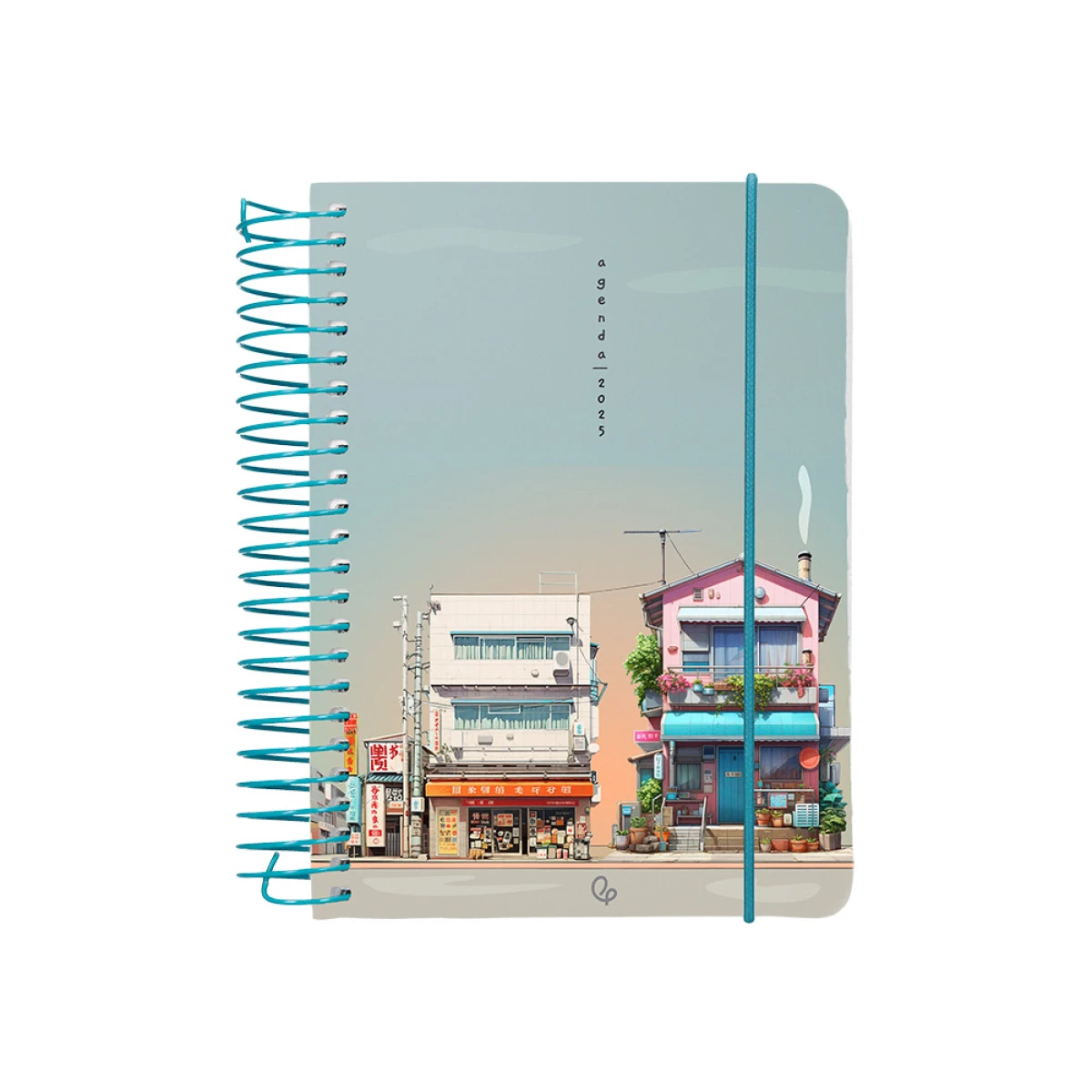 Galery – Agenda espiral liderpapel santorini a6 2025 dia pagina street view papel 60 gr0