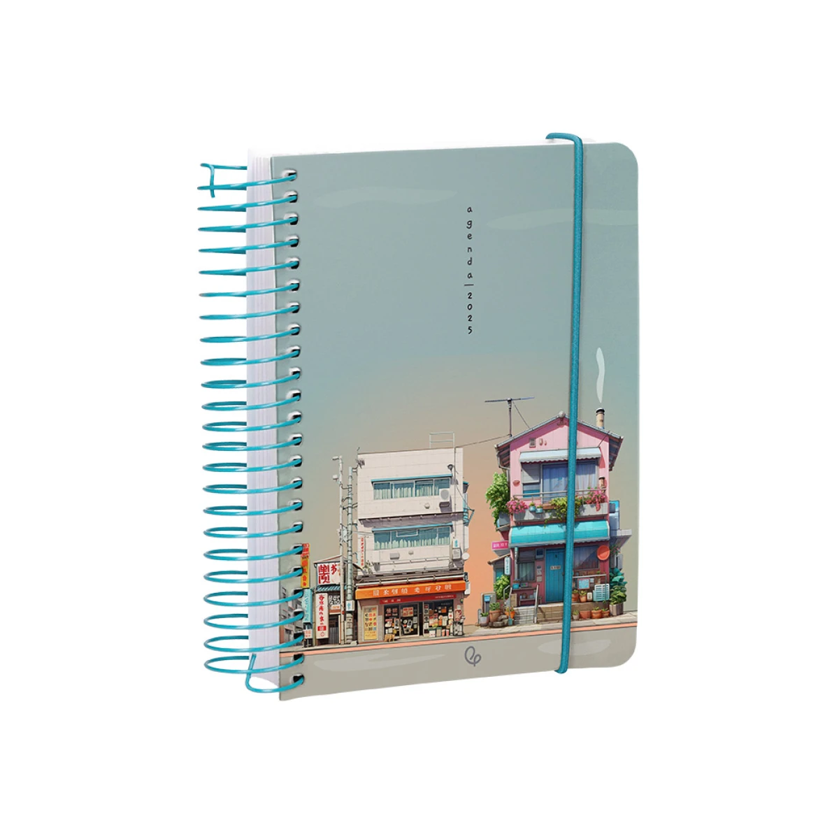 Galery – Agenda espiral liderpapel santorini a6 2025 dia pagina street view papel 60 gr0