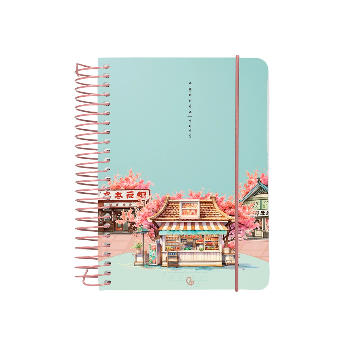 Galery – Agenda espiral liderpapel santorini a6 2025 dia pagina cherry blossoms papel 60 gr0