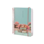 Galery – Agenda espiral liderpapel santorini a6 2025 dia pagina cherry blossoms papel 60 gr0