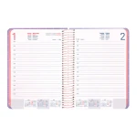 Galery – Agenda espiral liderpapel kimolos a5 2025 dia pagina malva papel 70 gr0