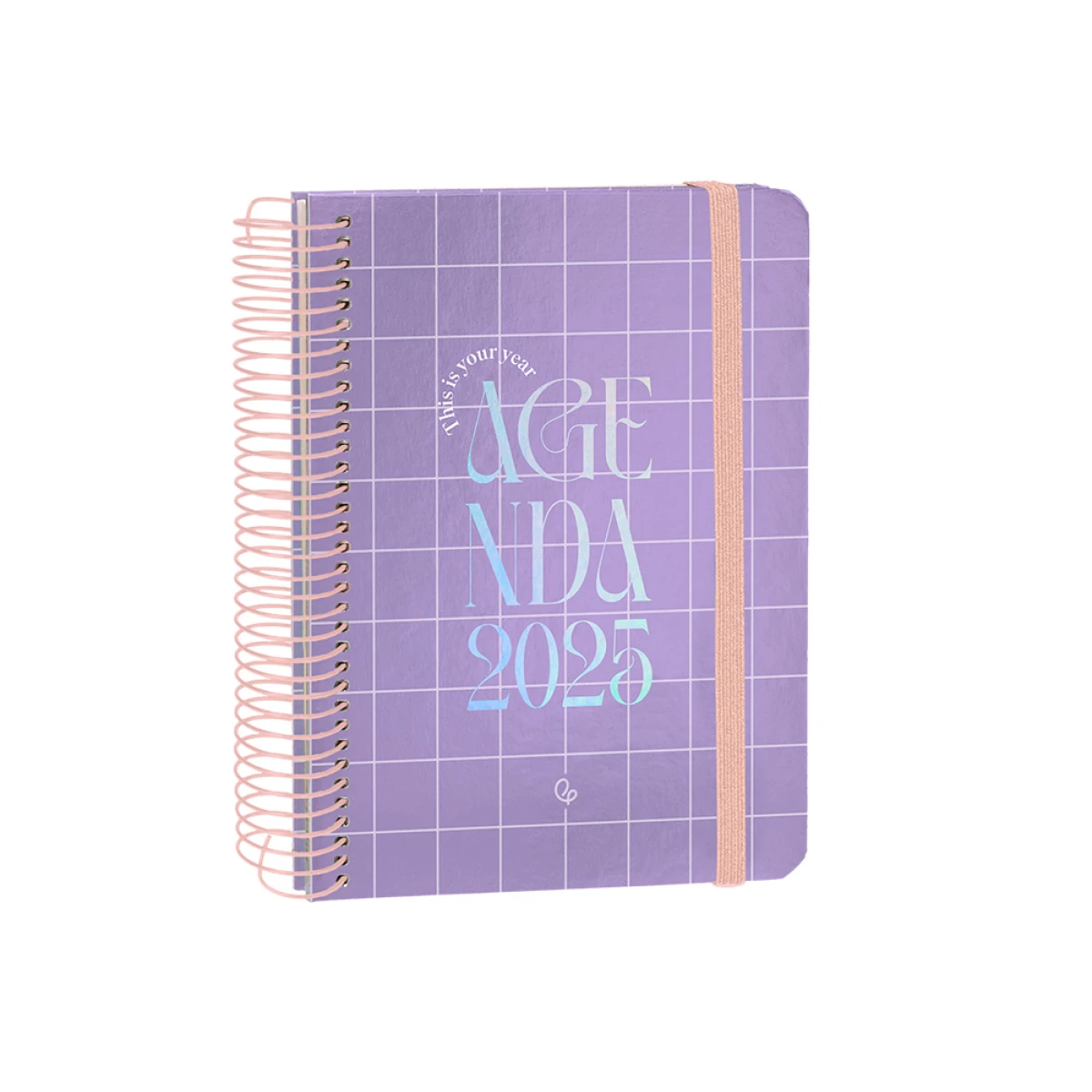 Galery – Agenda espiral liderpapel kimolos a5 2025 dia pagina malva papel 70 gr0