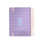 Galery – Agenda espiral liderpapel kimolos a6 2025 semana vista malva papel 70 gr0