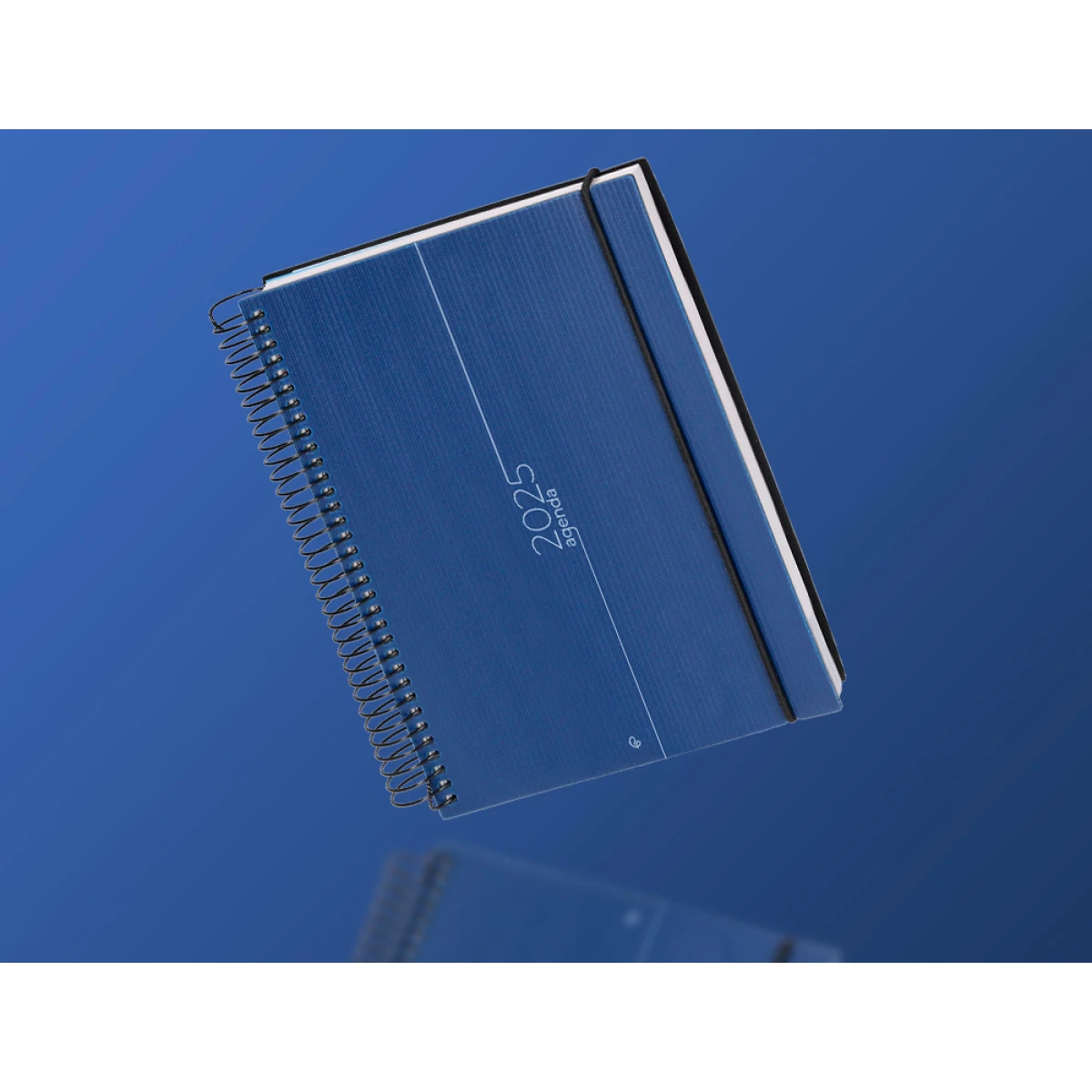 Galery – Agenda encadernada liderpapel olbia a5 2025 dia pagina cor azul papel 60 gr0