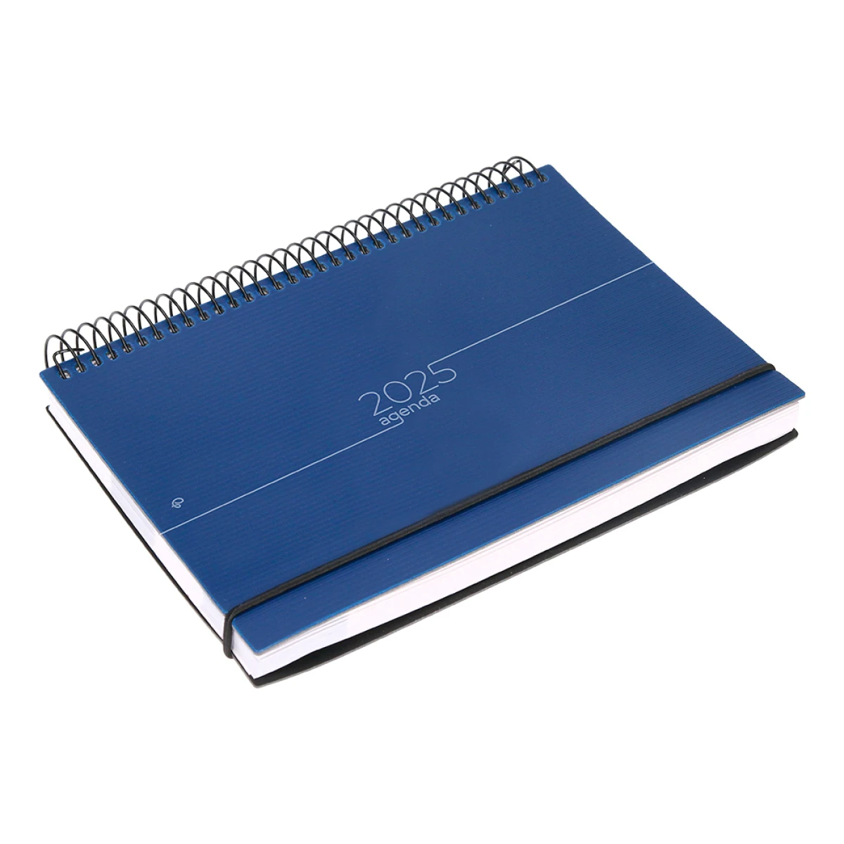 Galery – Agenda encadernada liderpapel olbia a5 2025 dia pagina cor azul papel 60 gr0