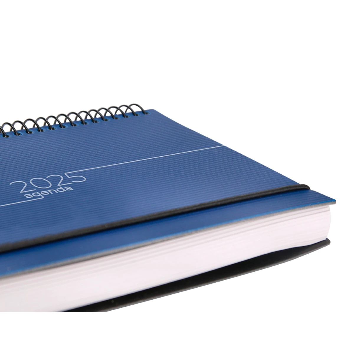 Galery – Agenda encadernada liderpapel olbia a5 2025 dia pagina cor azul papel 60 gr0