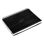 Galery – Agenda encadernada liderpapel olbia a5 2025 dia pagina cor preto papel 60 gr0