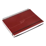 Galery – Agenda encadernada liderpapel olbia a5 2025 dia pagina cor vermelho papel 60 gr0