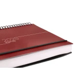 Galery – Agenda encadernada liderpapel olbia a5 2025 dia pagina cor vermelho papel 60 gr0