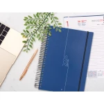 Galery – Agenda encadernada liderpapel olbia a4 2025 dia pagina cor azul papel 60 gr0