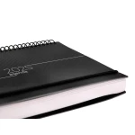 Galery – Agenda encadernada liderpapel olbia a4 2025 dia pagina cor preto papel 60 gr0