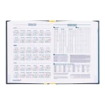 Galery – Agenda encadernada liderpapel corfu a4 2025 dia pagina cor azul papel 60 gr0