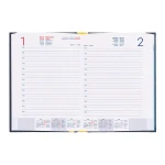 Galery – Agenda encadernada liderpapel corfu a4 2025 dia pagina cor azul papel 60 gr0