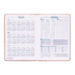 Galery – Agenda encadernada liderpapel lipsi a5 2025 dia pagina cor rosa pessego papel 70 gr0