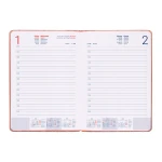 Galery – Agenda encadernada liderpapel lipsi a5 2025 dia pagina cor rosa pessego papel 70 gr0