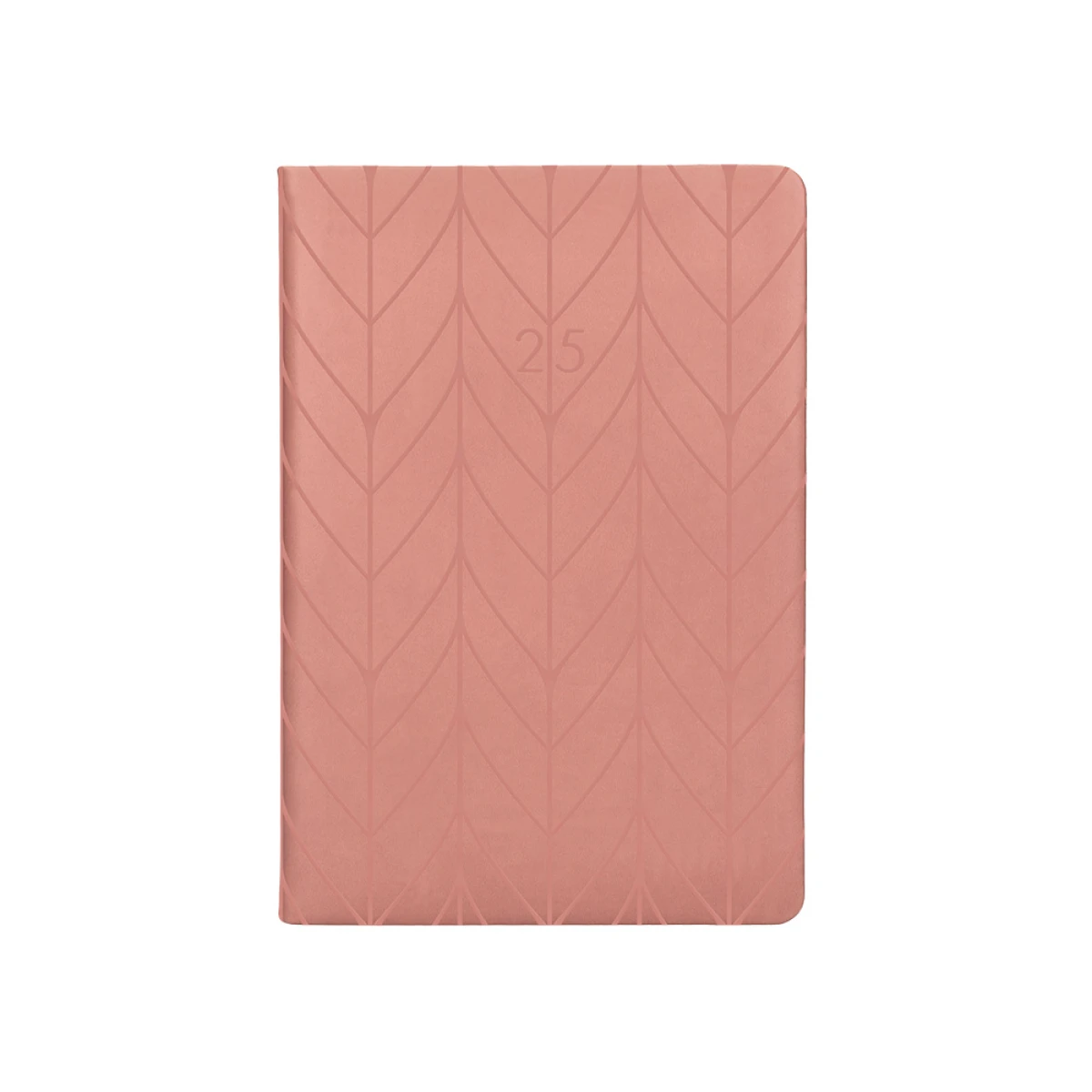 Galery – Agenda encadernada liderpapel lipsi a5 2025 dia pagina cor rosa pessego papel 70 gr0