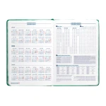 Galery – Agenda encadernada liderpapel saria a5 2025 dia pagina cor verde papel 70 gr0