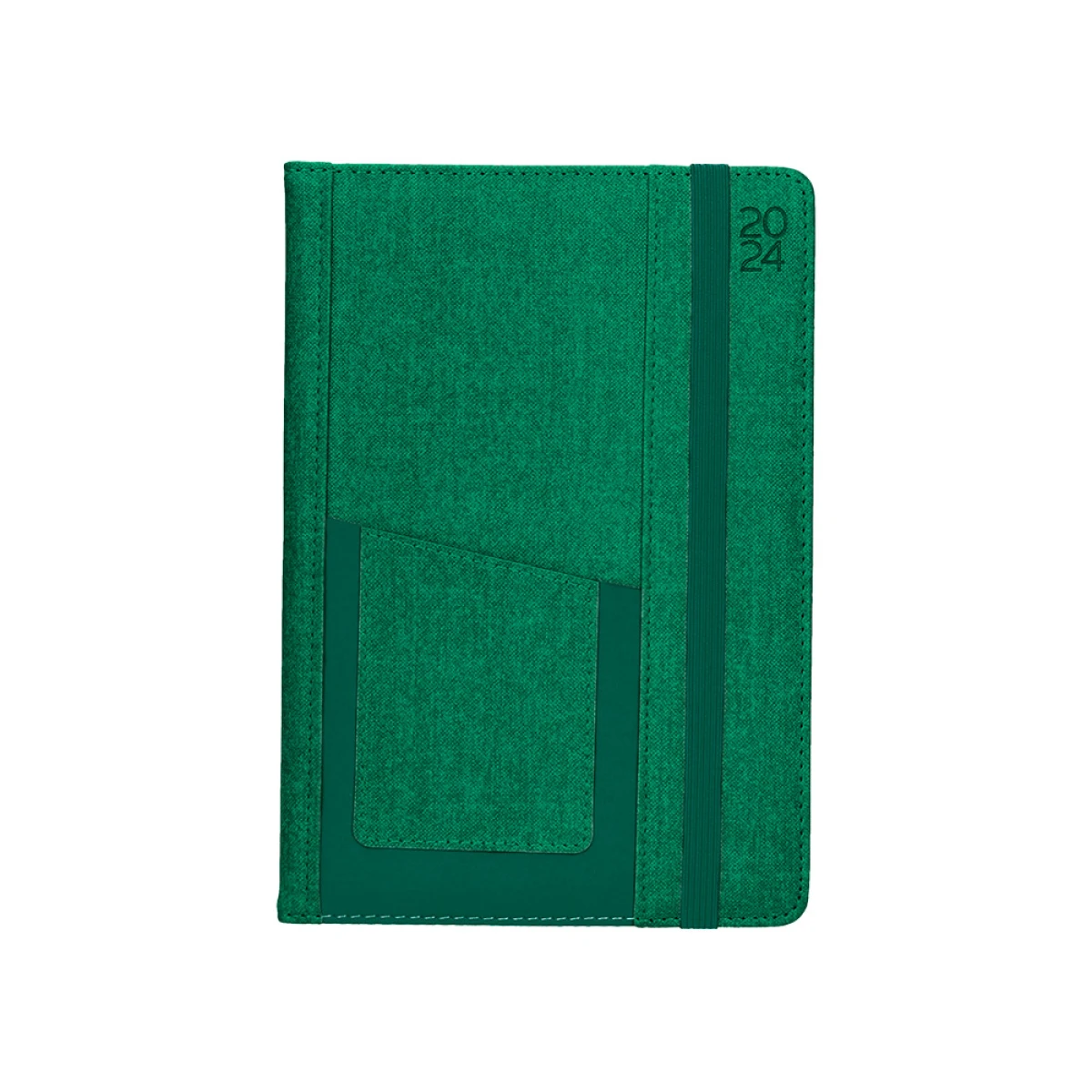 Galery – Agenda encadernada liderpapel saria a5 2025 dia pagina cor verde papel 70 gr0