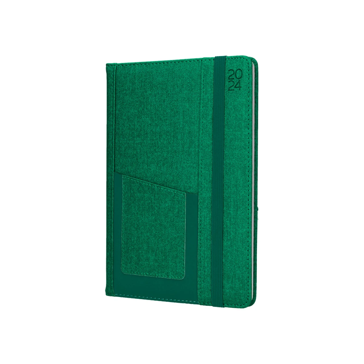 Galery – Agenda encadernada liderpapel saria a5 2025 dia pagina cor verde papel 70 gr0