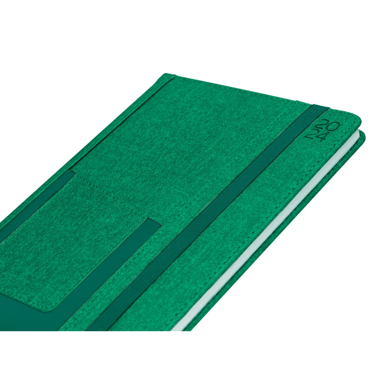 Galery – Agenda encadernada liderpapel saria a5 2025 dia pagina cor verde papel 70 gr0