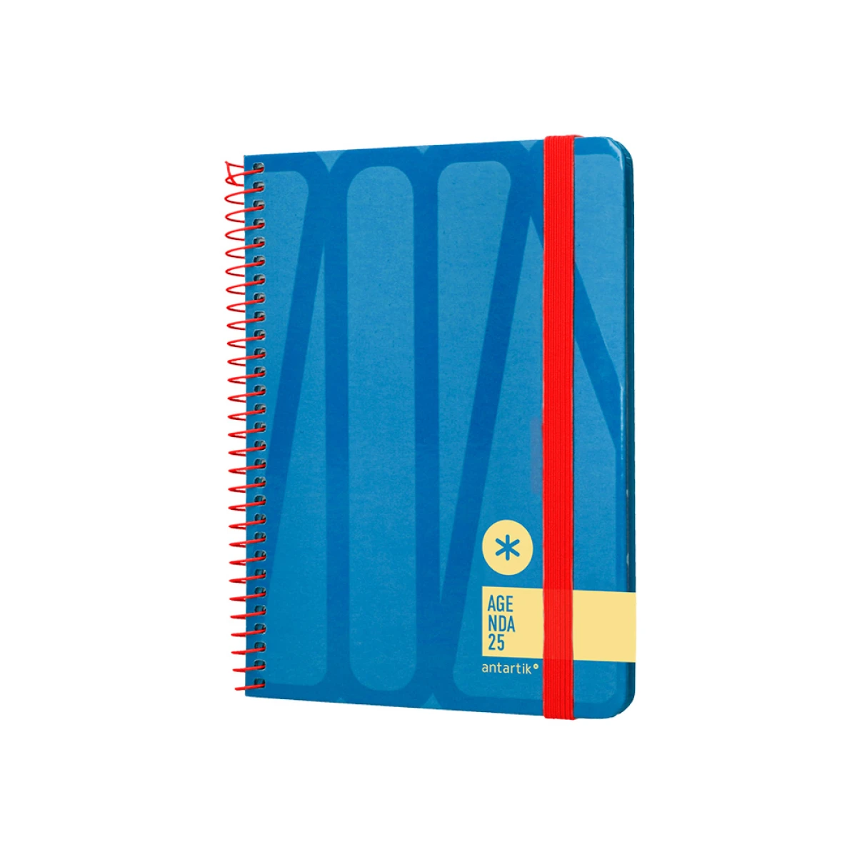 Galery – Agenda encadernada antartik bold a6+ 2025 semana vista cor azul papel 80 gr0