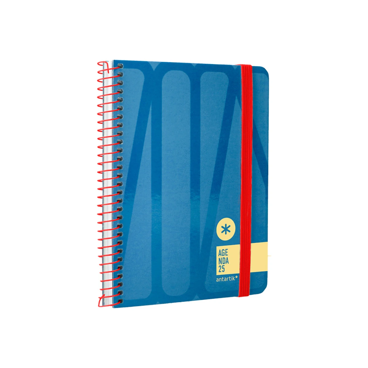 Galery – Agenda encadernada antartik bold a6+ 2025 semana vista cor azul papel 80 gr0