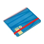 Galery – Agenda encadernada antartik bold a6+ 2025 semana vista cor azul papel 80 gr0