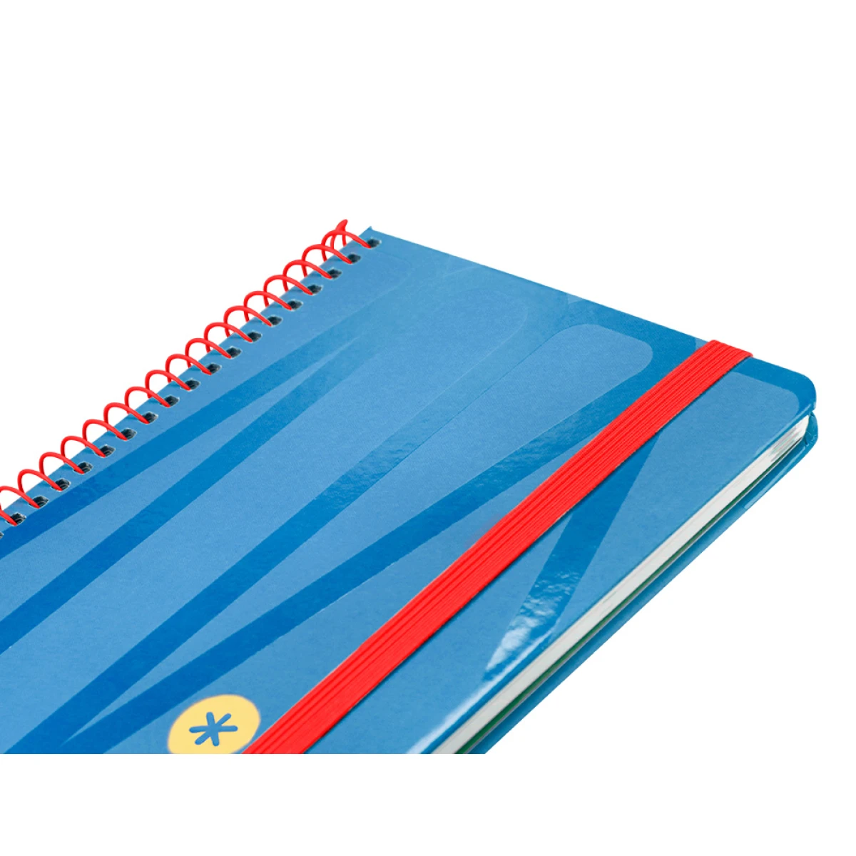 Galery – Agenda encadernada antartik bold a6+ 2025 semana vista cor azul papel 80 gr0