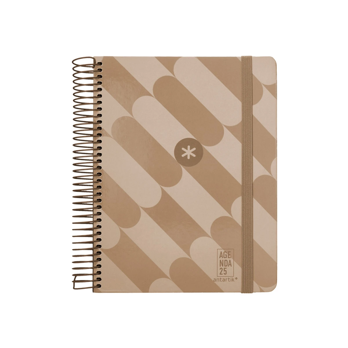 Galery – Agenda encadernada antartik pattern a5+ 2025 dia pagina cor rosa nude papel 80 gr0