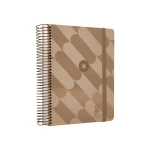 Galery – Agenda encadernada antartik pattern a5+ 2025 dia pagina cor rosa nude papel 80 gr0