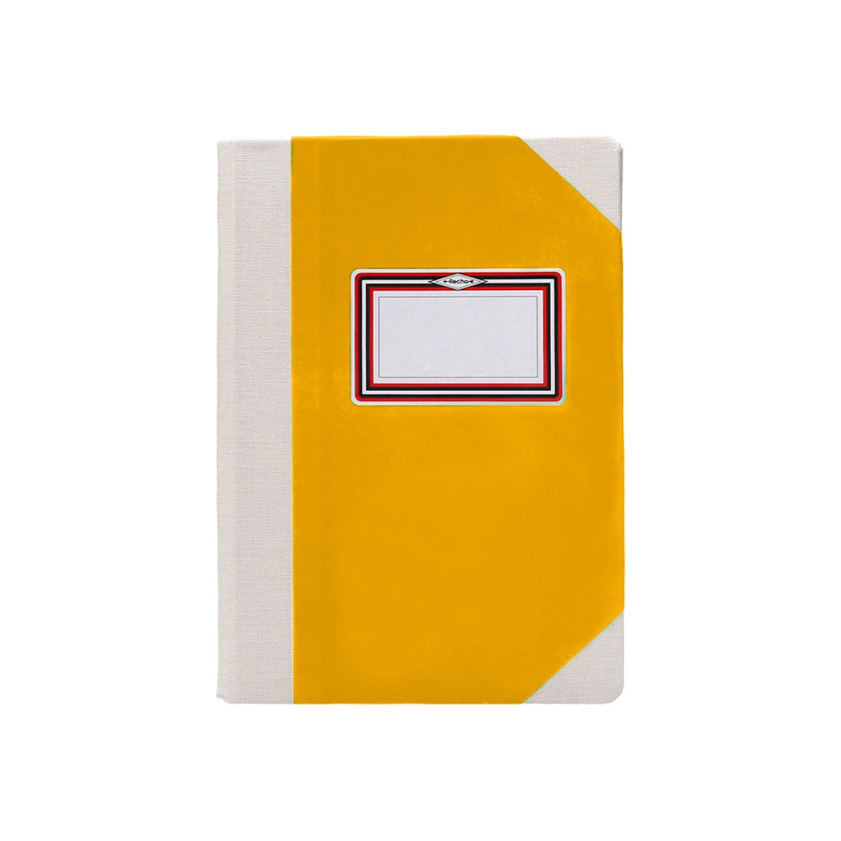 Galery – Livro de cartao cosido fernandes flecha din a4+ liso 50 folhas 120 gr amarelo0