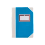 Galery – Livro de cartao cosido fernandes flecha din a4+ liso 50 folhas 120 gr azul0