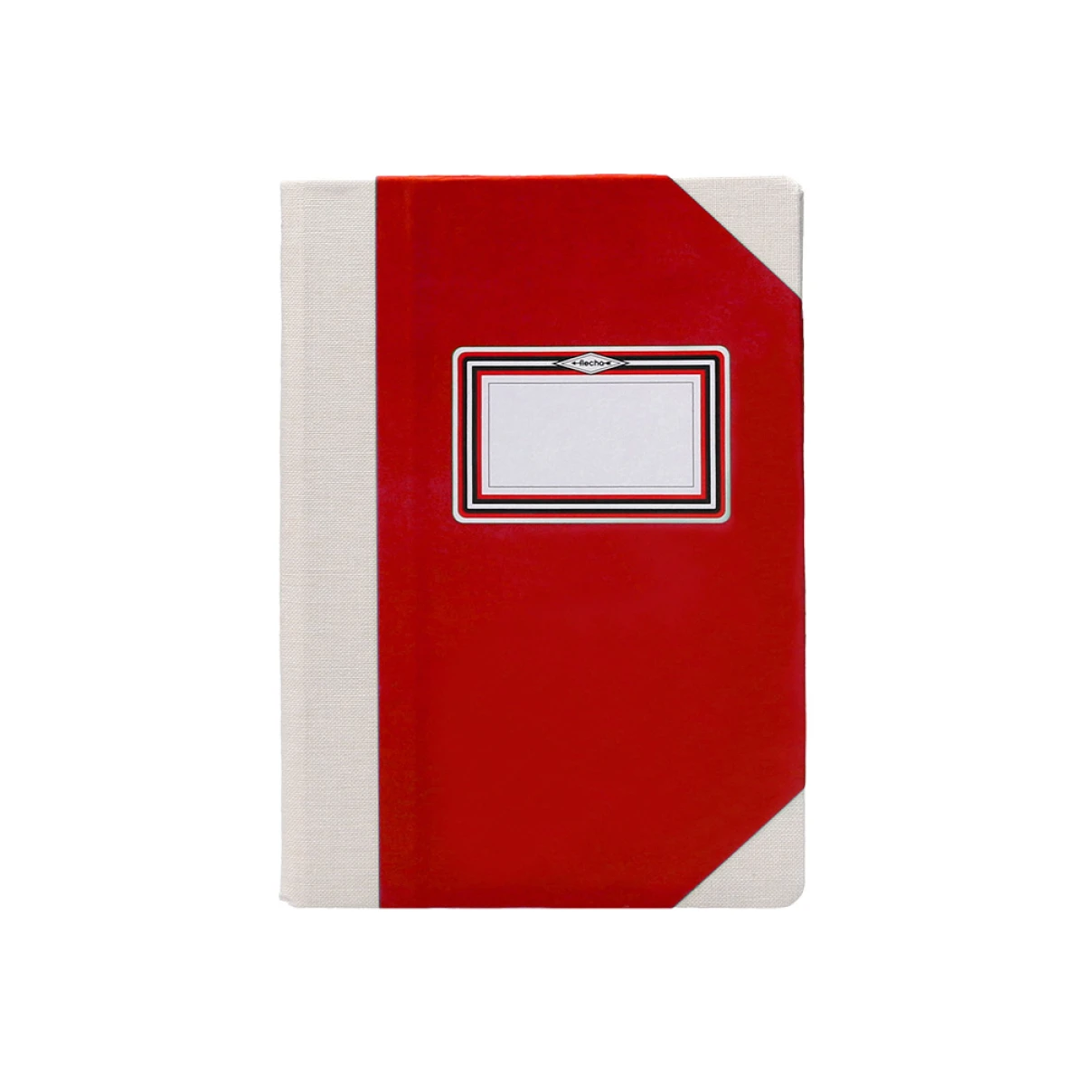 Galery – Livro de cartao cosido fernandes flecha din a4+ liso 50 folhas 120 gr vermelho0