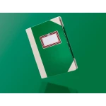 Galery – Livro de cartao cosido fernandes flecha din a4+ liso 50 folhas 120 gr verde0