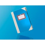 Galery – Livro de cartao cosido fernandes flecha din a6+ liso 50 folhas 120 gr azul0