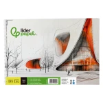 Galery – Bloco de desenho liderpapel linear vanguarda 230x325mm 20 folhas 130 gr com esquadria perfurado – 5 unidades0