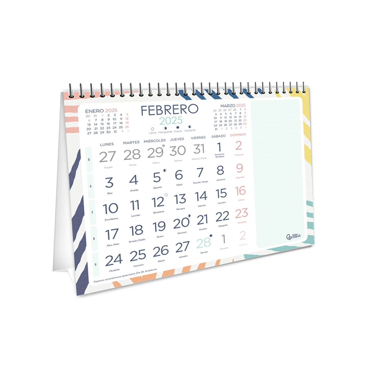 Galery – Calendarios liderpapel 2025 pack de 24 unidades diseños surtidos lote0