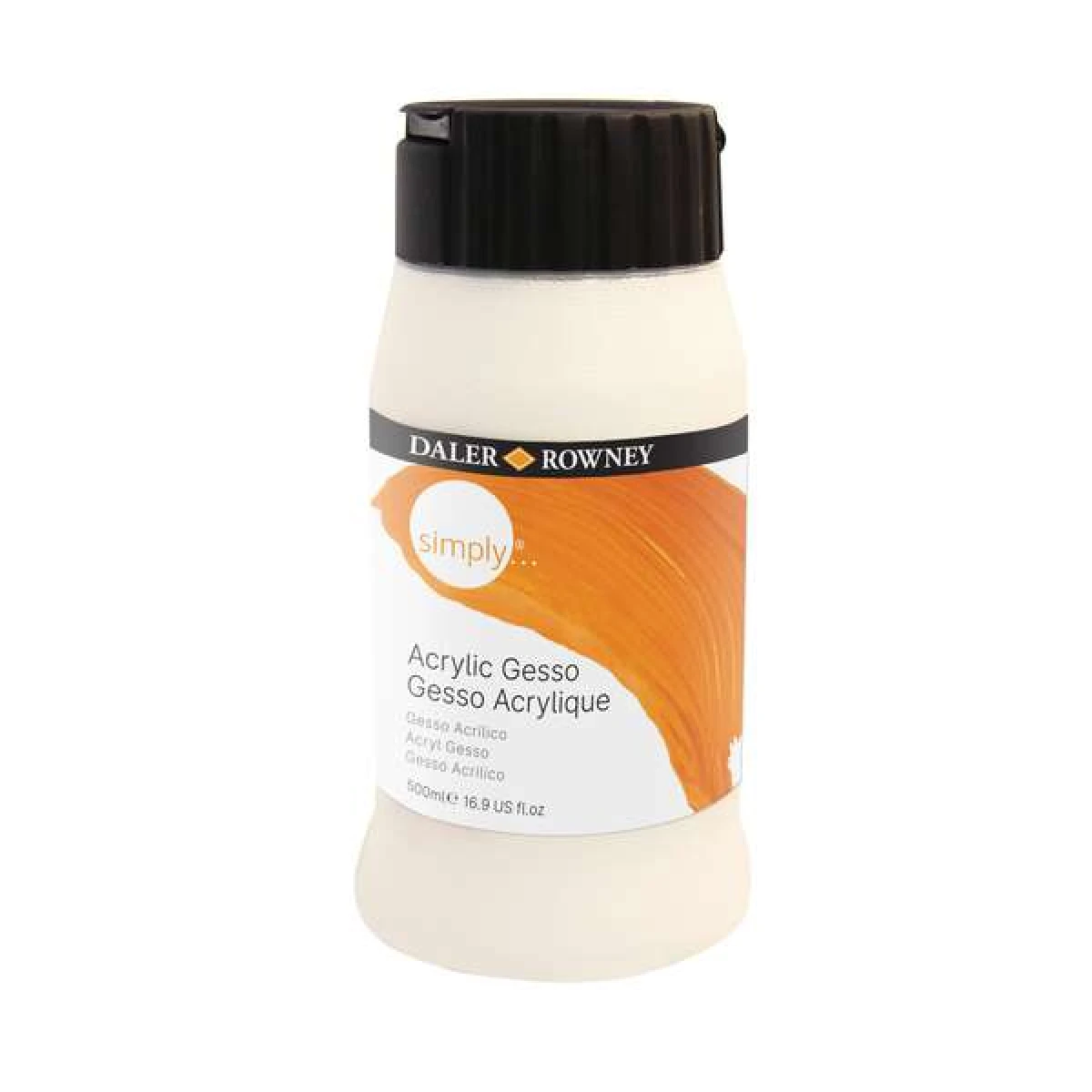 Thumbnail-Daler Rowney Simply Garrafa de Gesso Primer 500ml – Cor Branco