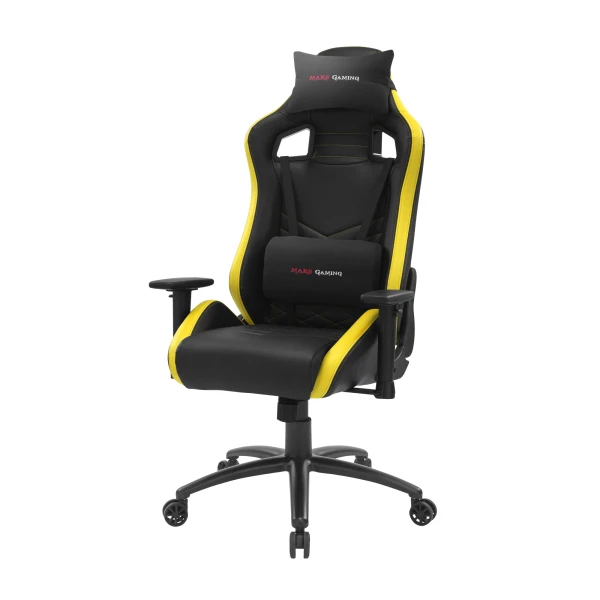 Thumbnail-Cadeira MARS GAMING MGCX NEO PREMIUM GAMING CHAIR, AIR, SOFT CUSHIONS, 2D, STEEL, YELLOW