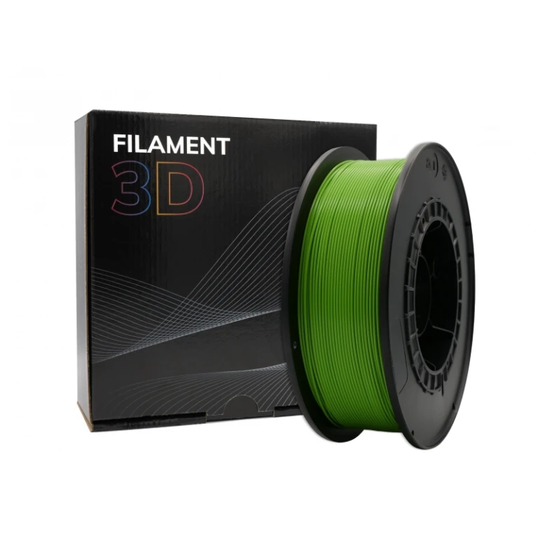 Thumbnail-Filamento 3D PLA – Diâmetro 1,75mm – Bobina 1kg – Cor Verde Maçã