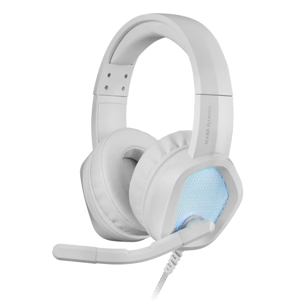 Thumbnail-Auscultadores MARS GAMING MH320 RGB HEADPHONES+MIC, HIFI, NOISE CANCEL, MULTIPLATFORM, WHITE