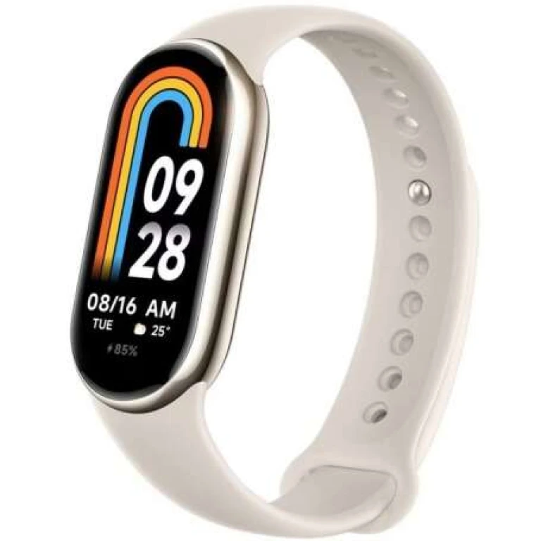 Thumbnail-Pulseira de atividades Xiaomi Mi Smart Band 8 Tela Amoled 1.62″ – Bluetooth 5.2 – Frequência de atualização de 60 Hz – Brilho máximo de 600 nits – 200 designs de mostrador – Mais de 150 modos esportivos – Cor champanhe dourado