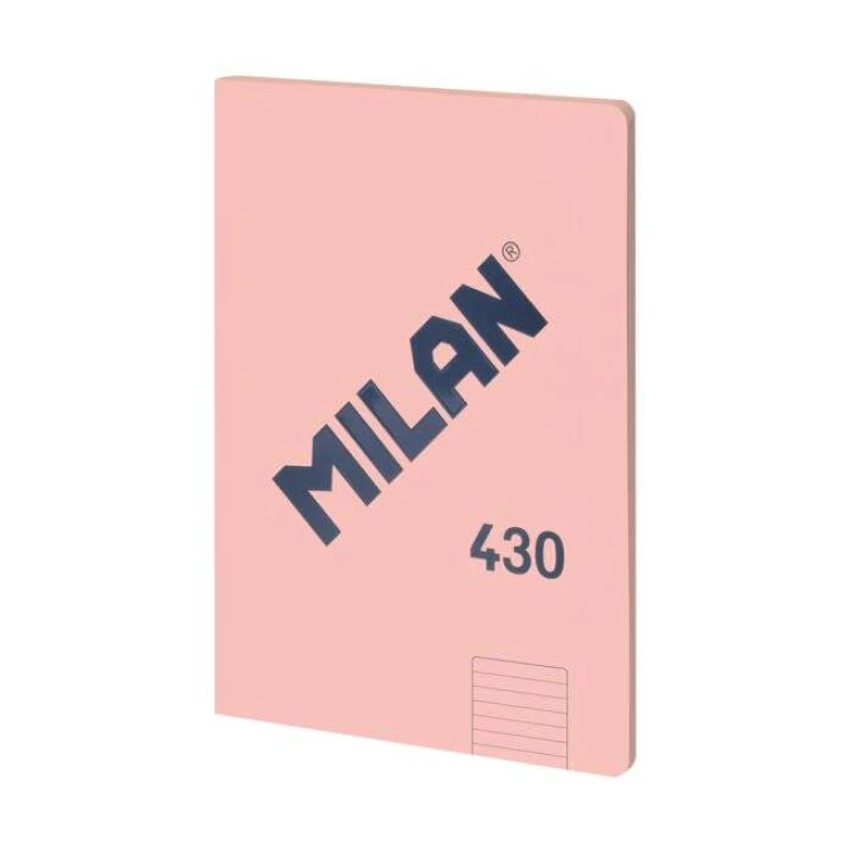 Thumbnail-Caderno Colado Série Milan 1918 Formato A4 Forrado 7mm – 48 Folhas de 95 gr/m2 – Microperfurado – Capa Mole – Cor Rosa