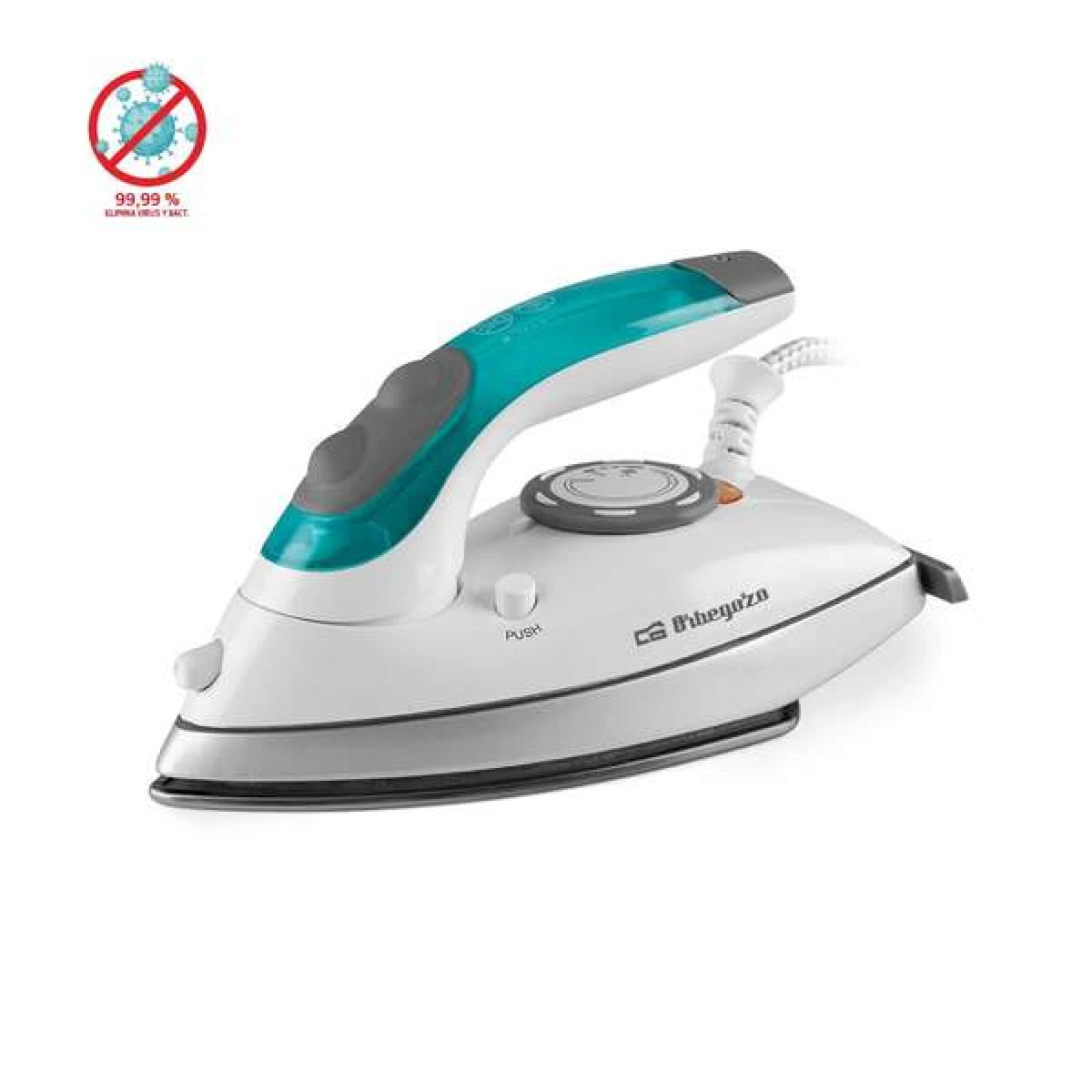 Thumbnail-Orbegozo Travel Iron SV 1020 Compacto e Potente – Ideal para suas viagens – Sola antiaderente – Choque térmico – Dupla voltagem – Dispositivo de pulverização – Regulador de temperatura