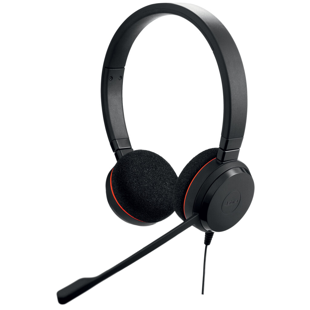 Thumbnail-Jabra Evolve 20 MS Stereo Auscultadores Com fios Fita de cabeça Escritório/Call center USB Type-A Preto