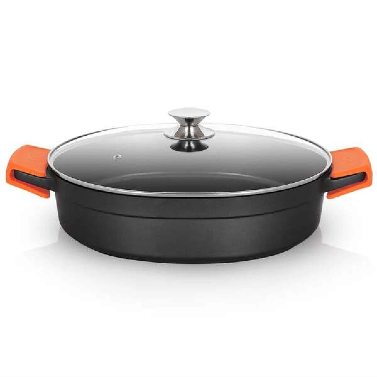 Thumbnail-Caçarola de Alumínio Fundido Orbegozo CDB 1036 – Versatilidade e Segurança na Cozinha – Design Ergonômico – Cabos de Silicone – Pfoa Antiaderente – Adequado para Todos os Tipos de Incêndios