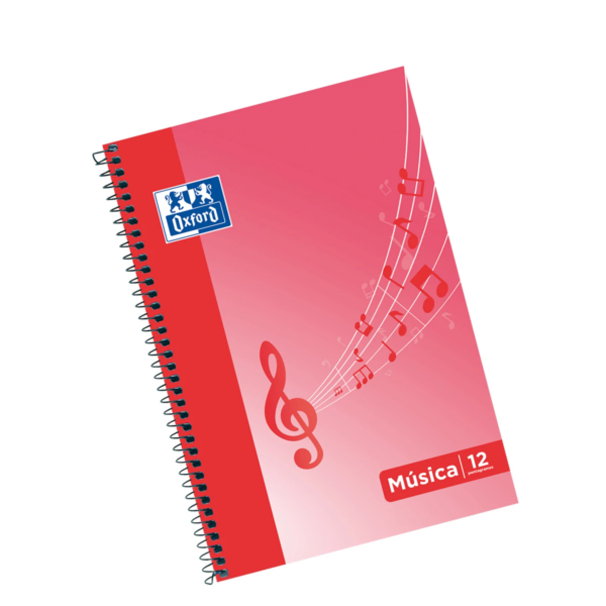 Thumbnail-Oxford School Music Fº Cuaderno Espiral – Capa Mole – 12 Pentagramas – Entrelinhado 2,5mm – 20 Folhas – Ilustração na Capa