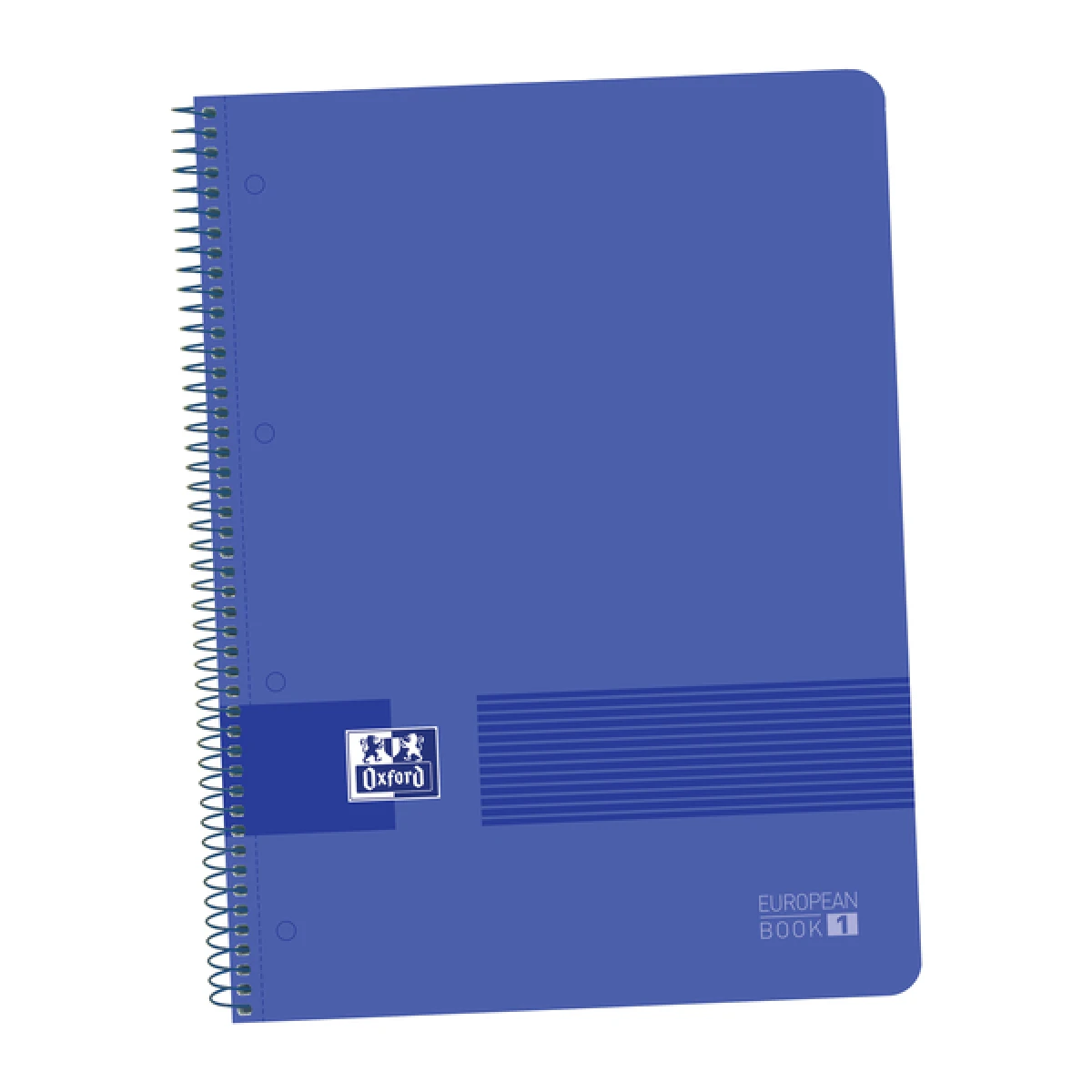 Thumbnail-Oxford Live&Go Notebook A4+ Capa Plástica – Europeanbook 1 5×5 – 80 Folhas – Azul Marinho